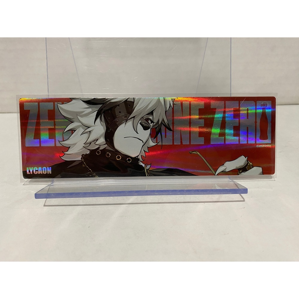 Zenless Zone Zero Laser Ticket Lycaon Holographic Red Coca-Cola Collab